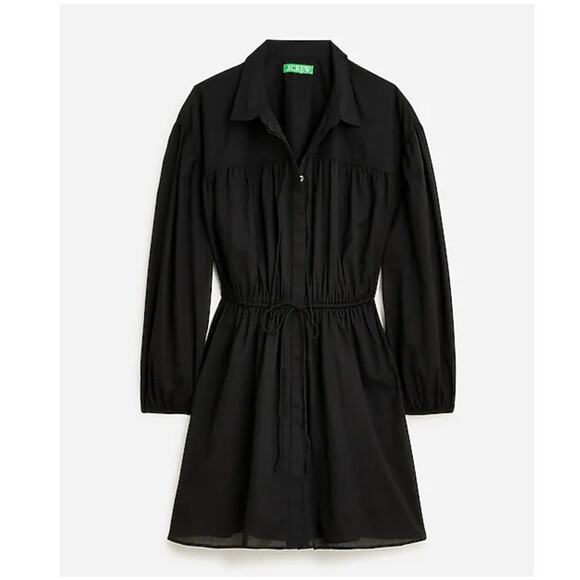 J.Crew Tops - J Crew Tie Front Cotton Viole Button Up 3/4 Sleeve Beach Shirt US Womens S New